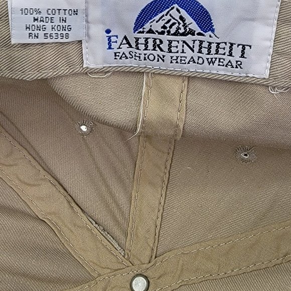 Born to Hunt Forced to Work Hat Hunting Cap Dad Slouch Leather Strap Humor Beige - Picture 7 of 7